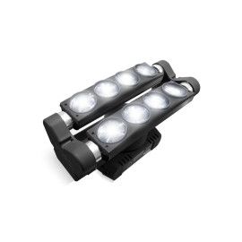 LUZ BLANCA DUAL DE RODILLO MULTI-HAZ EN BASE GIRATORIA