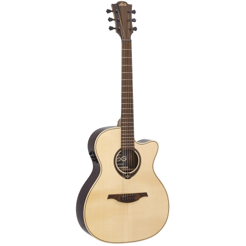 GUITARRA ACÚSTICA LÂG AUDITORIUM CUTAWAY TRAMONTANE 218 A/E - NATURAL