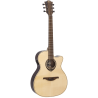 GUITARRA ACÚSTICA LÂG AUDITORIUM CUTAWAY TRAMONTANE 218 A/E - NATURAL