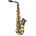Saxo Alto Taylor Collins TCAS-05 Negro Plateado Gravado LLaves Doradas