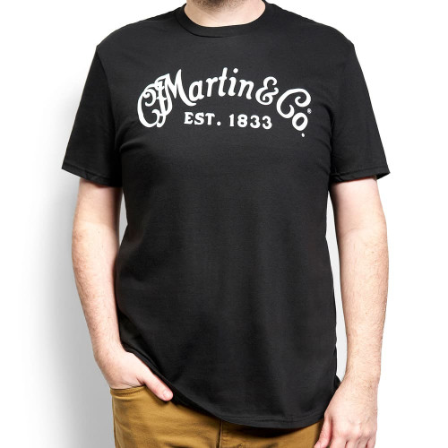 CAMISETA MARTIN LOGO - NEGRA (M)