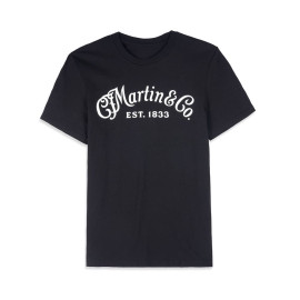 CAMISETA MARTIN LOGO - NEGRA (S)
