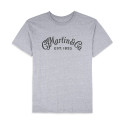 CAMISETA MARTIN LOGO - GRANITE HEATHER (L)