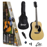 Pack guitarra acústica Spencer by Eko SA-10 Natural + accesorios