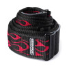 CORREA GUIT/ BAJO CLASSIC - ROJO FLAMEADO