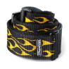 CORREA GUIT/ BAJO JACGUARD - POLY  2" - AMARILLO FLAMEADO