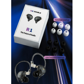AURICULAR DE OIDO DOUBLE IER1 CON CABLE EXTRAIBLE