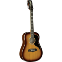 GUITARRA ACÚSTICA DREADNOUGHT RANGER 12 A/E (12St.)- HONEY BURST