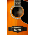 GUITARRA ACÚSTICA DREADNOUGHT RANGER 12 A/E (12St.)- HONEY BURST