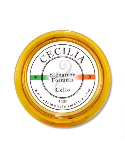 "Resina cello Cecilia Rosin Signature Formula"