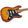 GUIT ELECTR S7 ASH TOP AMBER B