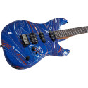 GUIT ELECTR S7 SW BLUE SWIRL