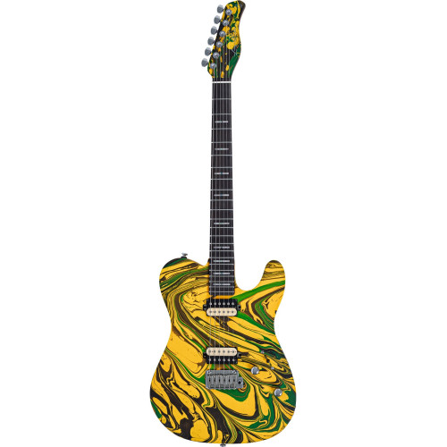 GUIT ELECTR T7 SW YELLOW SWIRL