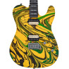 GUIT ELECTR T7 SW YELLOW SWIRL