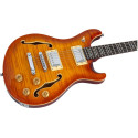 GUIT ELECTR Q7 HOLLOW AMBER BU