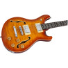 GUIT ELECTR Q7 HOLLOW AMBER BU