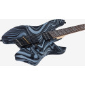 GUIT ELECTR X6 HL 6 BLACK SWIR