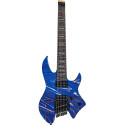 GUIT ELECTR X6 HL 7 BLUE SWIRL