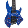 GUIT ELECTR X6 HL 7 BLUE SWIRL