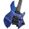 GUIT ELECTR X6 HL 7 BLUE SWIRL