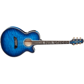 GUITARRA ACÚSTICA THINLINE TSP100 FX CUTAWAY - Quilt Dark Blue Sunburst