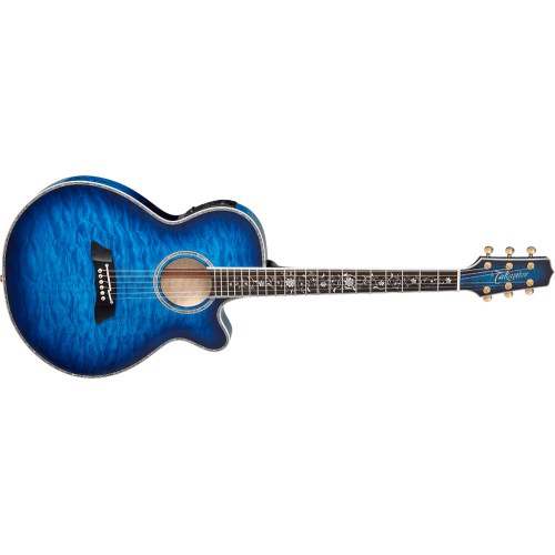 GUITARRA ACÚSTICA THINLINE TSP100 FX CUTAWAY - Quilt Dark Blue Sunburst