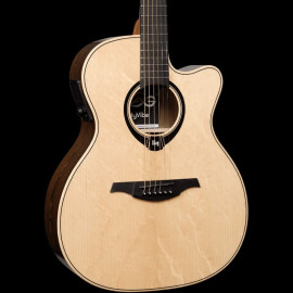GUITARRA ACÚSTICA LAG AUDITORIUM HYVIBE H2 30 A/E CUTAWAY