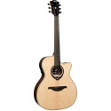GUITARRA ACÚSTICA LAG AUDITORIUM HYVIBE H2 30 A/E CUTAWAY