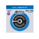 JUEGO ACÚSTICA AUTHENTIC SP PHOSPHOR BRONZE 92/8 CUSTOM LIGHT 11-52 Pack 3 Ud