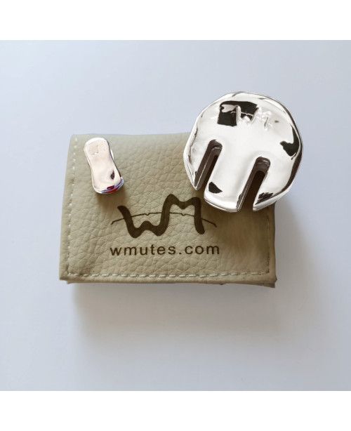 Sordina cello WMutes Duo Pack Plateado brillante