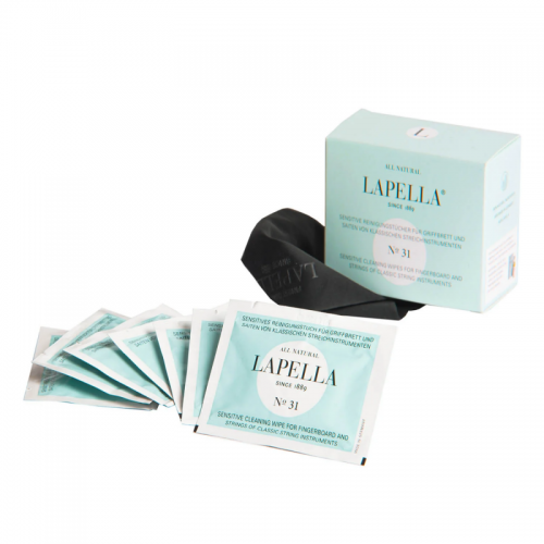 Pack de 10 toallitas Lapella para limpiar diapasón y cuerdas