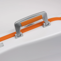 Estuche viola Bam SUP2200XL Ice Suprême Hightech forma Blanco/Naranja