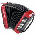 Acordeón Hohner A16972 Bravo II 60 Rojo