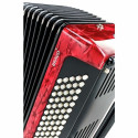 Acordeón Hohner A16972 Bravo II 60 Rojo