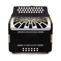 Acordeón FBbEb Hohner Compadre A-48421 Negro