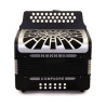 Acordeón FBbEb Hohner Compadre A-48421 Negro