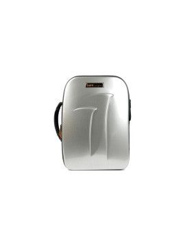 Estuche clarinete doble Si b./La Bam Nuevo trekking TREK3028S Aluminio cepillado