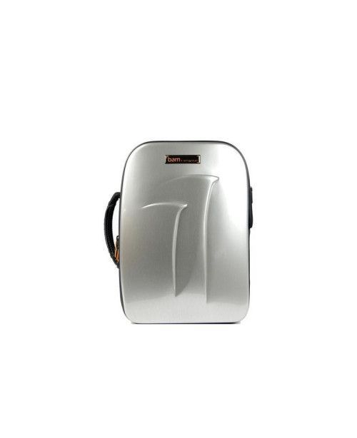Estuche clarinete doble Si b./La Bam Nuevo trekking TREK3028S Aluminio cepillado