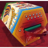 Concertina Stagi PL4-2 Plástico Azul
