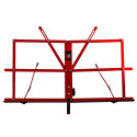 Atril TCM MS-531RD Rojo Con Funda
