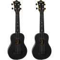 Ukelele Soprano Flight TUS-35EBK Travel Electrificado Negro