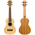 Ukelele Concert Flight DUC-525 Designer Abeto/Zebrano