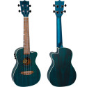 Ukelele Concert Flight DUC-380CEQ Gemstone Electroacustico Topaz