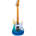 Ukelele Tenor Flight Rock Series Pathfinder Transparent Blue Electric
