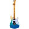 Ukelele Tenor Flight Rock Series Pathfinder Transparent Blue Electric