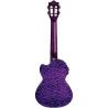Ukelele Concert Lanikai QM-PUCEC Quilted Maple Electrificado Purple