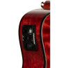 Ukelele Concert Lanikai QM-RDCEC Quilted Maple Electrificado Red