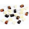 Juego 6 cubos String Tie Guitarra Clásica TSTGB Negro