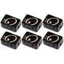 Juego 6 cubos String Tie Guitarra Clásica TSTGB Negro