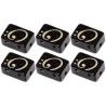 Juego 6 cubos String Tie Guitarra Clásica TSTGB Negro